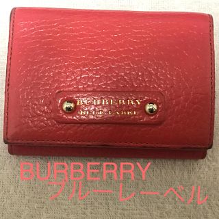 バーバリーブルーレーベル(BURBERRY BLUE LABEL)の三つ折り財布(折り財布)