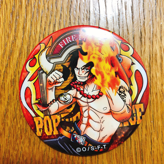 ONE PIECE ワンピース 輩缶バッジ エースの通販 by P shop|ラクマ