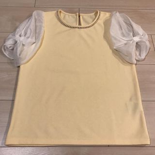 マジェスティックレゴン(MAJESTIC LEGON)の【新品】MAJESTIC LEGON パフスリーブトップス(Tシャツ(半袖/袖なし))