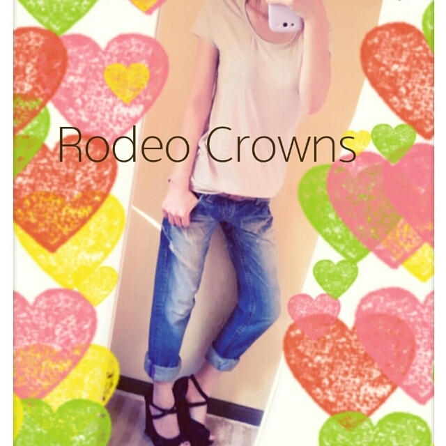 RODEO CROWNS(ロデオクラウンズ)の売り切り値下げ♡：ストレートデニム レディースのパンツ(デニム/ジーンズ)の商品写真