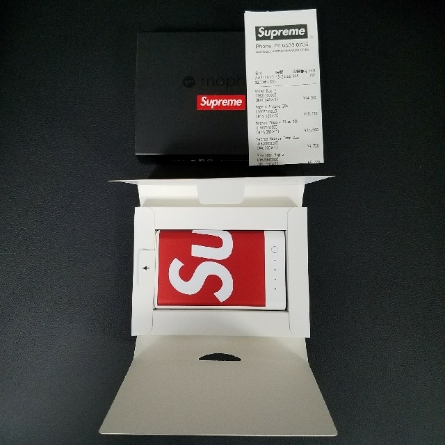 17aw Supreme mophie encore plus 10K 赤