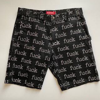 シュプリーム(Supreme)のSupreme fuck denim shorts(ショートパンツ)