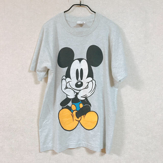ディズニー(Disney)のmickey&co ミッキー Tシャツ  グレー(Tシャツ/カットソー(半袖/袖なし))