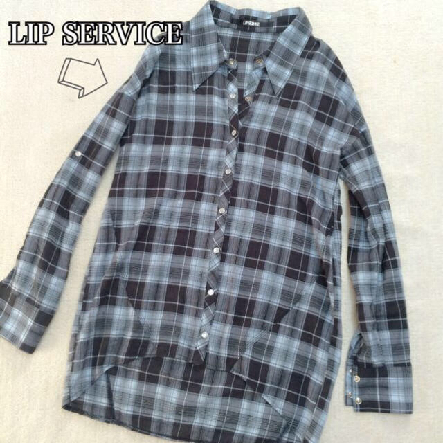 LIP SERVICE(リップサービス)のLIP SERVICE♡チェックシャツ レディースのトップス(シャツ/ブラウス(長袖/七分))の商品写真