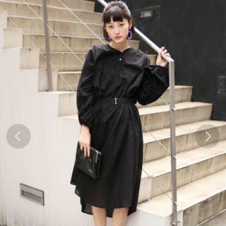 ローリーズファーム(LOWRYS FARM)の美品ローリーズファーム ボイルロングワンピース ZARA カスタネ ミスティック(ロングワンピース/マキシワンピース)