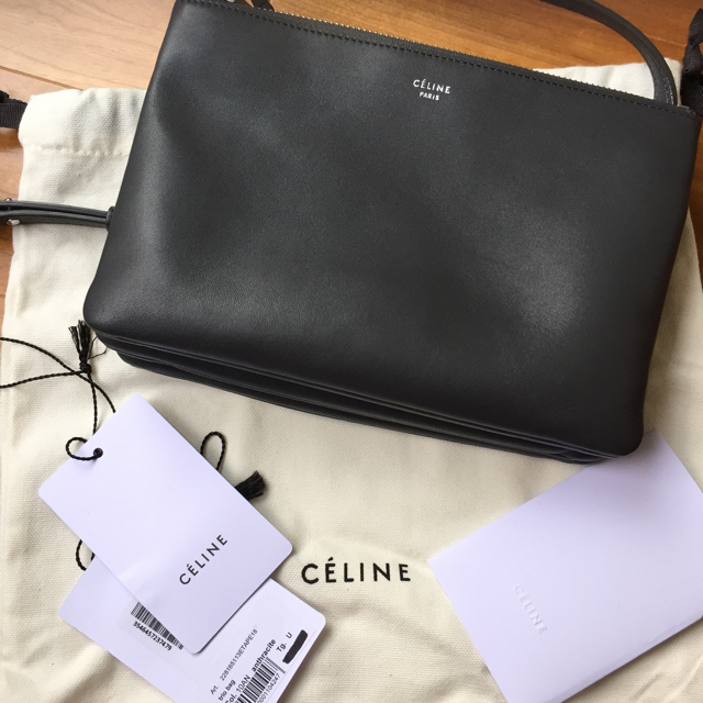 在庫僅少】 celine - スモールトリオ セリーヌ ショルダーバッグ