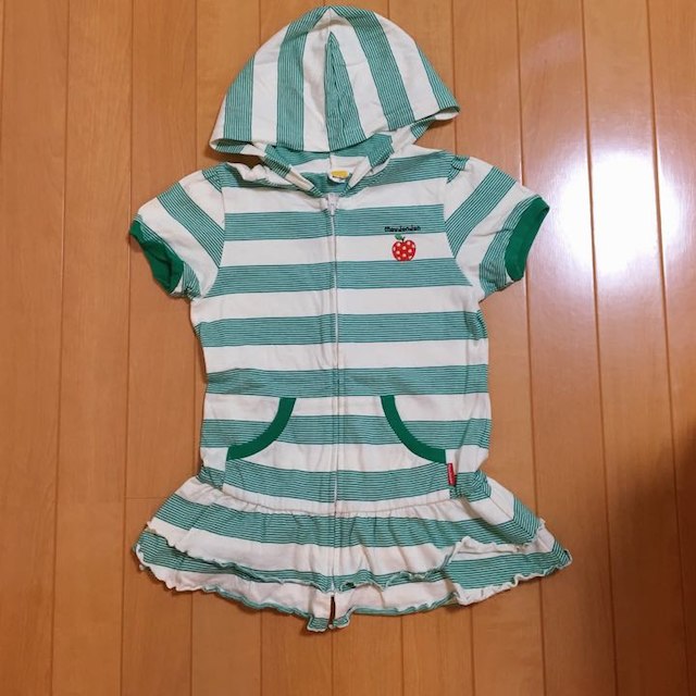 mou jon jon(ムージョンジョン)のmou jonjon ジップパーカー キッズ/ベビー/マタニティのキッズ服女の子用(90cm~)(その他)の商品写真