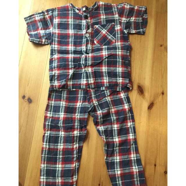 MUJI (無印良品)(ムジルシリョウヒン)の男の子パジャマ 110cm キッズ/ベビー/マタニティのキッズ服男の子用(90cm~)(パジャマ)の商品写真