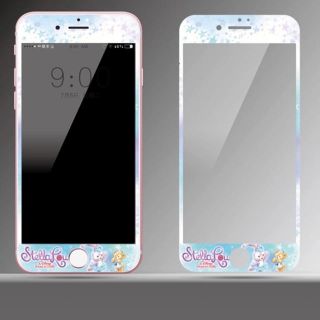 ステラルー(ステラ・ルー)の即翌日発送★ステラルー★iPhone7プラス★ガラスフィルム★(保護フィルム)