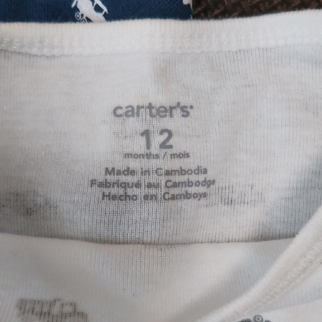 carter's(カーターズ)のcarter's 12m ロンパース　3枚 キッズ/ベビー/マタニティのベビー服(~85cm)(ロンパース)の商品写真
