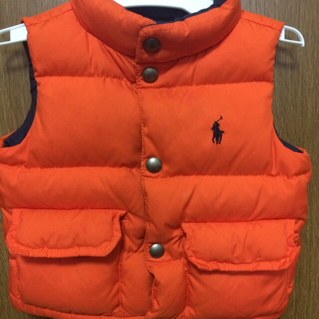 POLO RALPH LAUREN(ポロラルフローレン)の【確認用】リバーシブル ダウンベスト キッズ/ベビー/マタニティのベビー服(~85cm)(ジャケット/コート)の商品写真