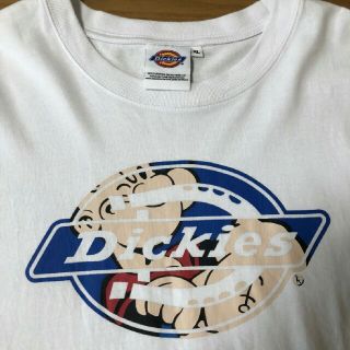 ディッキーズ(Dickies)の美品　ディッキーズxポパイ　希少コラボ　Tシャツ(Tシャツ/カットソー(半袖/袖なし))