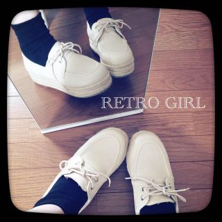 レトロガール(RETRO GIRL)のレトロガール♡厚底ローファー(ローファー/革靴)