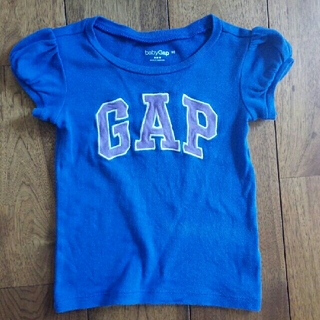 ギャップキッズ(GAP Kids)のGAP Tシャツ　ガールズ　パフスリーブ　95cm(Tシャツ/カットソー)