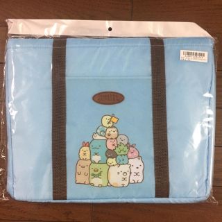 サンリオ(サンリオ)の1点のみ❗️新品❗️すみっコぐらし 保冷 レジ かご バッグ ブルー(エコバッグ)