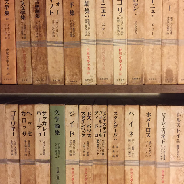 世界文学大系 筑摩書房-
