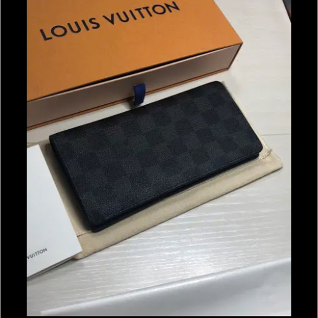 LOUIS VUITTON(ルイヴィトン)のLouis Vuitton ポルトフォイユ・ブラザ ダミエ グラフィット 長財布 メンズのファッション小物(長財布)の商品写真