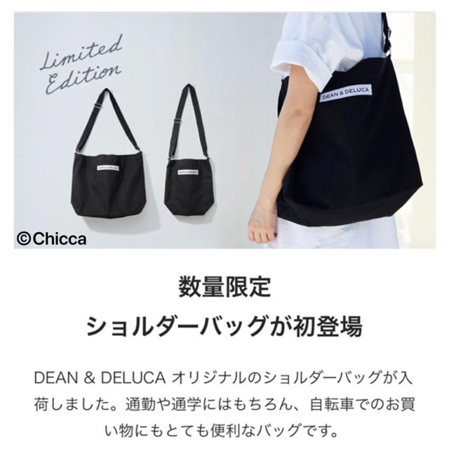 レア【新品未使用品】DEAN\u0026DELUCA ショルダーバッグ　LL