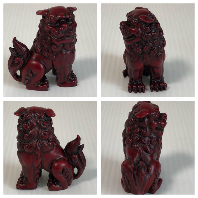 新品・未使用 】 寿山石製品 シーサー 狛犬一対 厄除け 置物の 新品・未使用 】 寿山石製品 シーサー 狛犬一対 厄除け 置物の