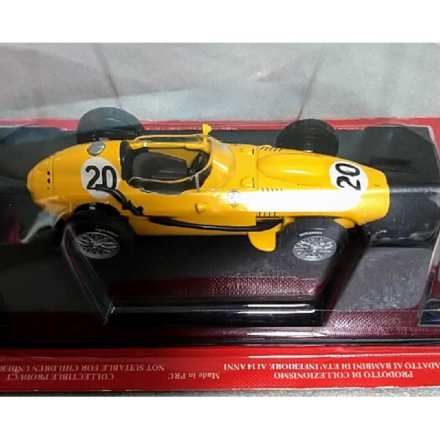 Ferrari(フェラーリ)のレア 新品未開封 アシェット フェラーリ FERRARI 246 F1 1958 エンタメ/ホビーのおもちゃ/ぬいぐるみ(ミニカー)の商品写真