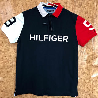 トミーヒルフィガー(TOMMY HILFIGER)の新品 トミー ヒルフィガー ポロシャツ フラッグカラー L(ポロシャツ)