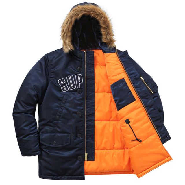 Supreme(シュプリーム)の値下げ 17aw supreme N-3B Parka フライトジャケット/ メンズのジャケット/アウター(フライトジャケット)の商品写真