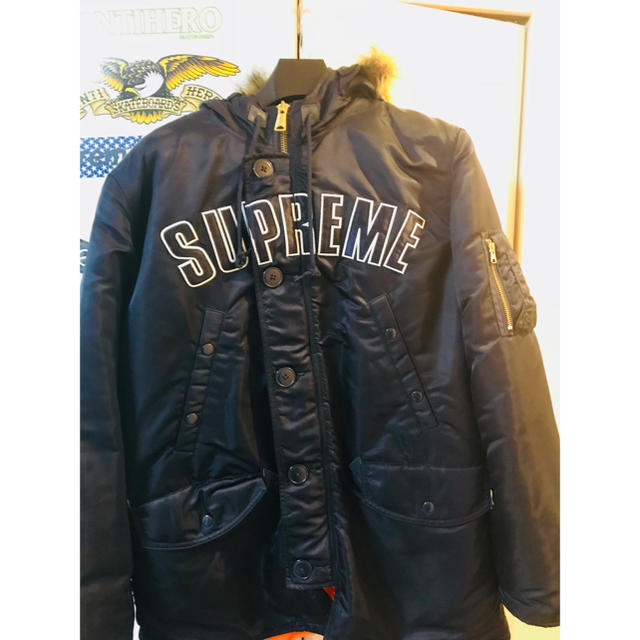 Supreme(シュプリーム)の値下げ 17aw supreme N-3B Parka フライトジャケット/ メンズのジャケット/アウター(フライトジャケット)の商品写真