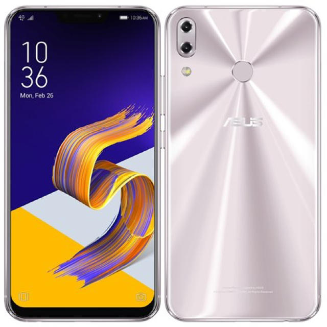 ASUS(エイスース)のZenFone 5Z スペースシルバー 新品未開封 SIMフリー 国内版 スマホ/家電/カメラのスマートフォン/携帯電話(スマートフォン本体)の商品写真