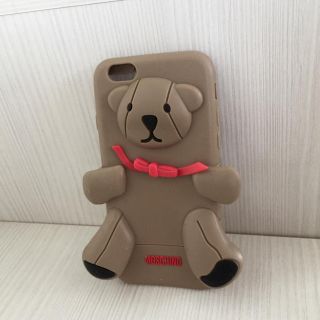 モスキーノ(MOSCHINO)のiphoneケース カバー シリコン クマさん(iPhoneケース)