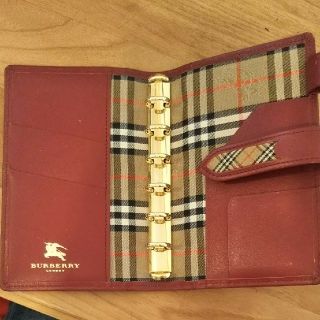 バーバリー システム手帳