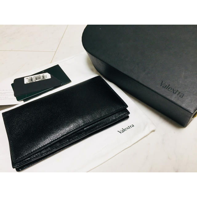 Valextra - 定価11万 Valextra ヴァレクストラ レザー長財布 小銭入れ