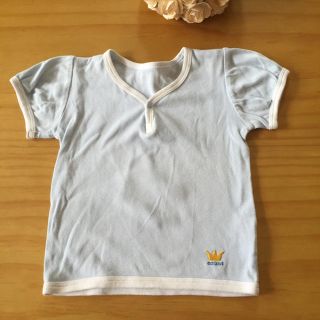 ママイクコ(MAMAIKUKO)の✨MAMAIKUKOママイクコ♡enfant♡半袖Tシャツ♡水色ドット♡80✨(Ｔシャツ)