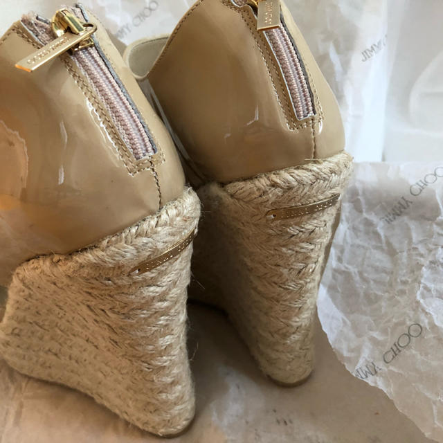 Jimmy choo 新品 ウェッジソールのサンダル Jimmy choo 新品 ウェッジソールのサンダル