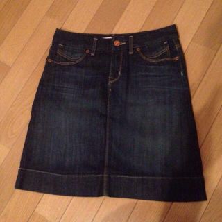 ギャップ(GAP)のGAP＊膝丈デニムスカート(ひざ丈スカート)