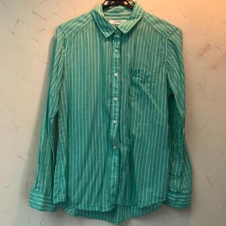 バックナンバー(BACK NUMBER)の【即購入OK】ブラウス ミントグリーン ストライプ backnumber シャツ(シャツ/ブラウス(長袖/七分))