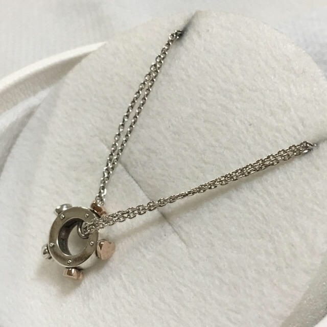 STAR JEWELRY(スタージュエリー)の中古 スタージュエリー  シルバー・k18   ネックレス 刻印有 レディースのアクセサリー(ネックレス)の商品写真