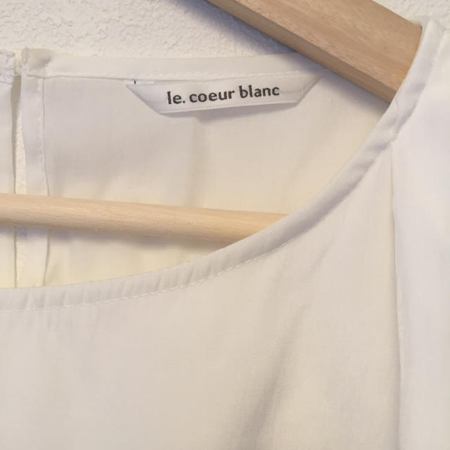 le.coeur blanc(ルクールブラン)のle.coeur blane レディースのトップス(シャツ/ブラウス(半袖/袖なし))の商品写真
