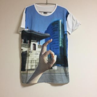 エムエムシックス(MM6)のmm6  プリントＴシャツ(Tシャツ/カットソー(半袖/袖なし))