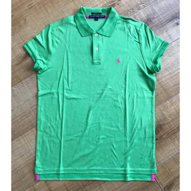 POLO RALPH LAUREN(ポロラルフローレン)のALPH LAUREN SPORT ラルフローレン 緑 グリーン 半袖ポロシャツ レディースのトップス(ポロシャツ)の商品写真