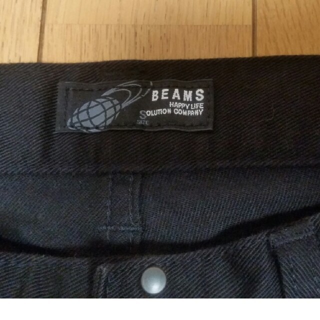 BEAMS(ビームス)の新品未使用　BEAMS　黒　men'sジーンズ メンズのパンツ(デニム/ジーンズ)の商品写真