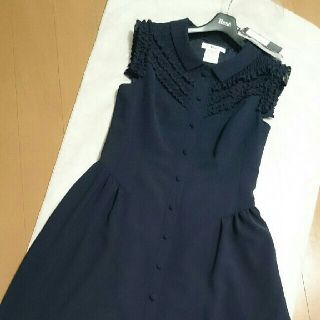 ルネ(René)の※Rene 新作新品 晩夏ワンピース 34サイズ※(ひざ丈ワンピース)
