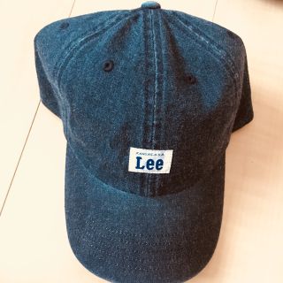 リー(Lee)のLeeキャップ ②ブルー(キャップ)