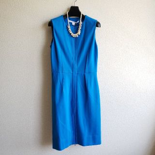 ダイアンフォンファステンバーグ(DIANE von FURSTENBERG)の[タグ付新品]ダイアンフォン“水色が美しい“美スタイルワンピース(ひざ丈ワンピース)