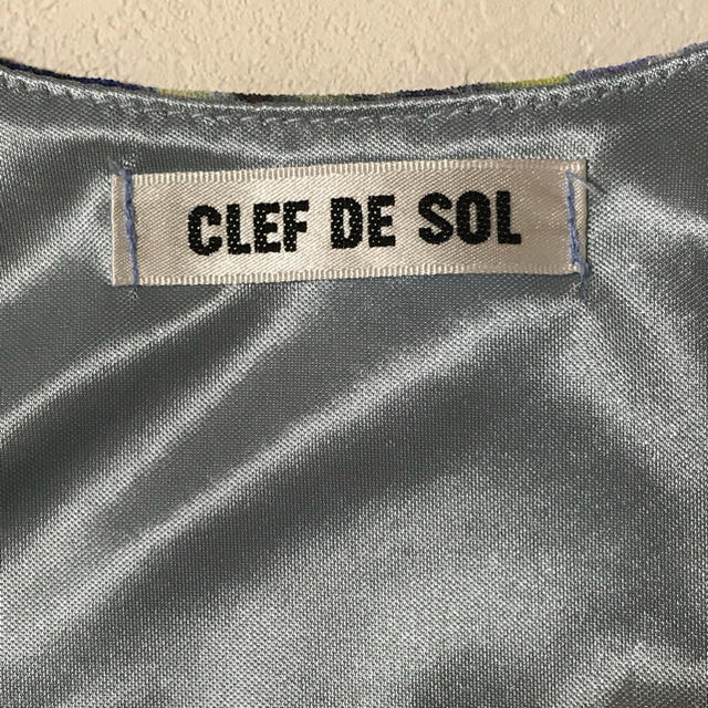 CLEF DE SOL(クレドソル)のCLEF DE SOL ワンピース Mサイズ レディースのワンピース(ミニワンピース)の商品写真