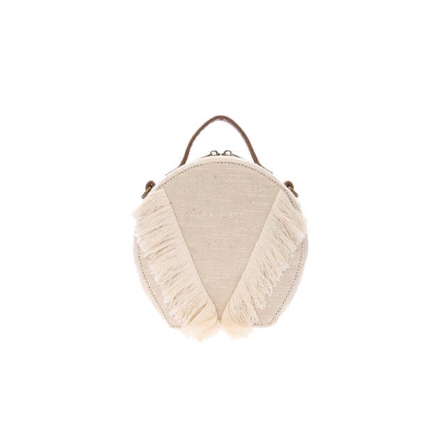 ALEXIA STAM(アリシアスタン)のALEXIA STAM V Fringe Round Bag Ivory レディースのバッグ(ショルダーバッグ)の商品写真