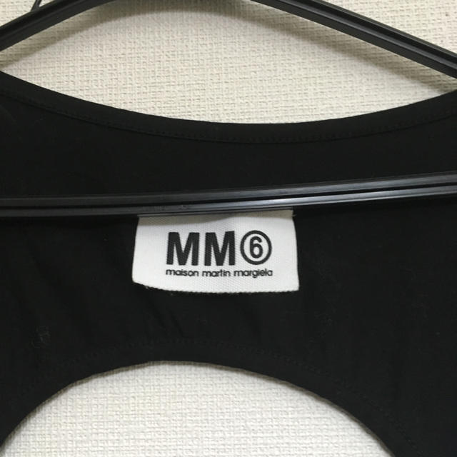 MM6(エムエムシックス)の格安 MM6 デザインノースリーブワンピース マルジェラ レディースのワンピース(ひざ丈ワンピース)の商品写真