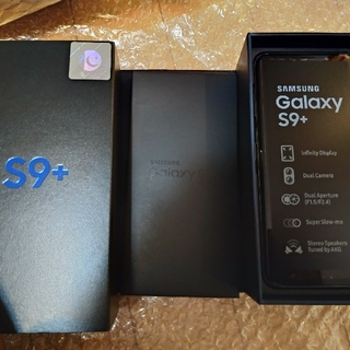 アンドロイド(ANDROID)のGalaxy S9+ 未使用品 チタニウムグレー(スマートフォン本体)