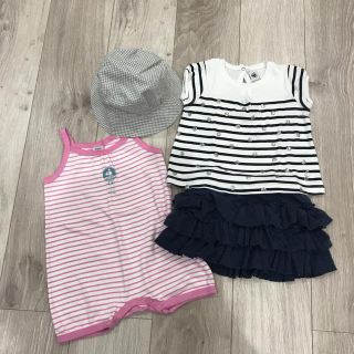 プチバトー(PETIT BATEAU)のプチバトー18マンス  セットで(シャツ/カットソー)