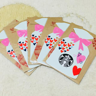 スターバックスコーヒー(Starbucks Coffee)のスタバ★グリーティングカード（5枚セット）(カード/レター/ラッピング)