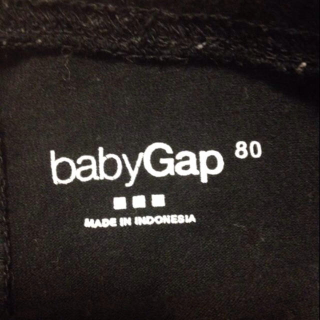 GAP Kids(ギャップキッズ)のbabyGAP  ブラックスパッツ 80 キッズ/ベビー/マタニティのキッズ/ベビー/マタニティ その他(その他)の商品写真